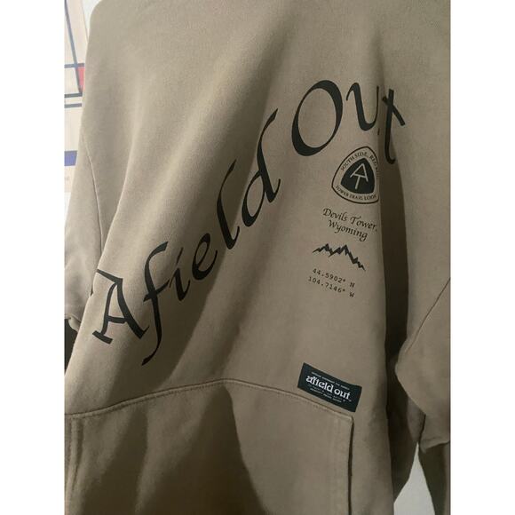 Afield Out Devils Tower Heavyweight Hoodie Size Medium - Picture 3 of 7